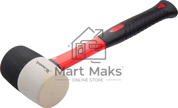 Киянка MATRIX 11170резиновая 225г чернобелая резина фибергласовая рукоятка