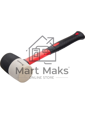 Киянка Matrix резиновая 225г чернобелая резина фибергласовая рукоятка