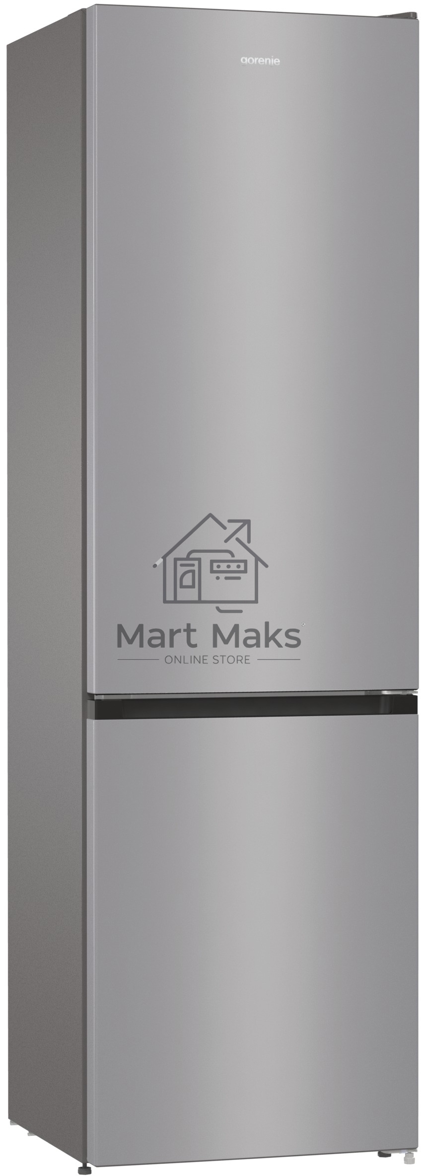 Холодильник Gorenje NRK6201PS4 серебристый металлик двухкамерный 235/96л морозилка снизу