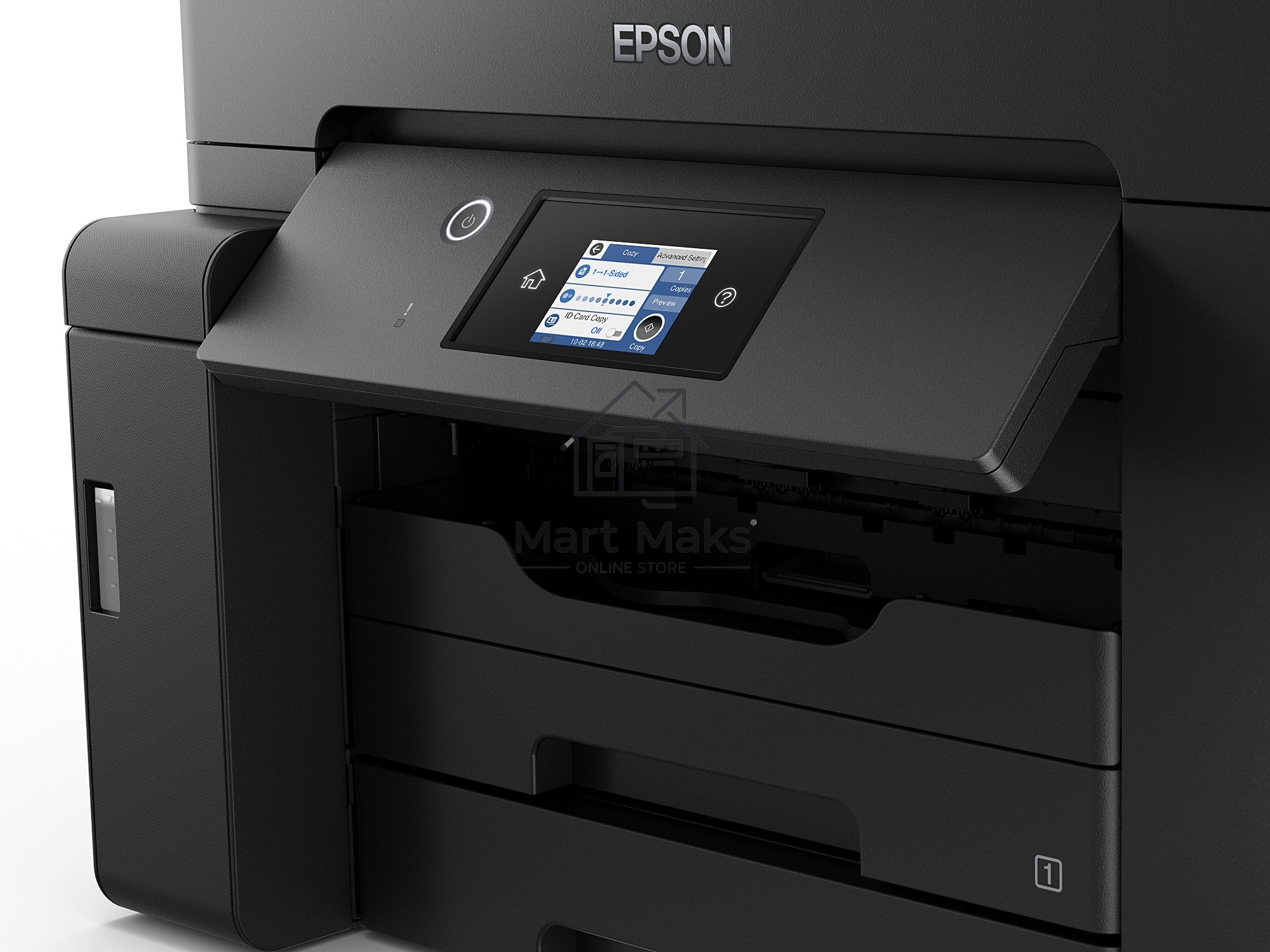 МФУ струйный Epson M15140 (C11CJ41404), A3+, ч/б, печ. до 25 стр/мин., скан. до 26 стр/мин., 2400 x 4800 dpi (печать) 1200x2400dpi (скан.), USB, RJ-45, Wi-Fi