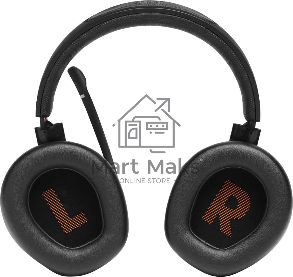 Гарнитура игровая с микрофоном JBL Quantum 400 черный оголовье USB (JBLQUANTUM400BLK)