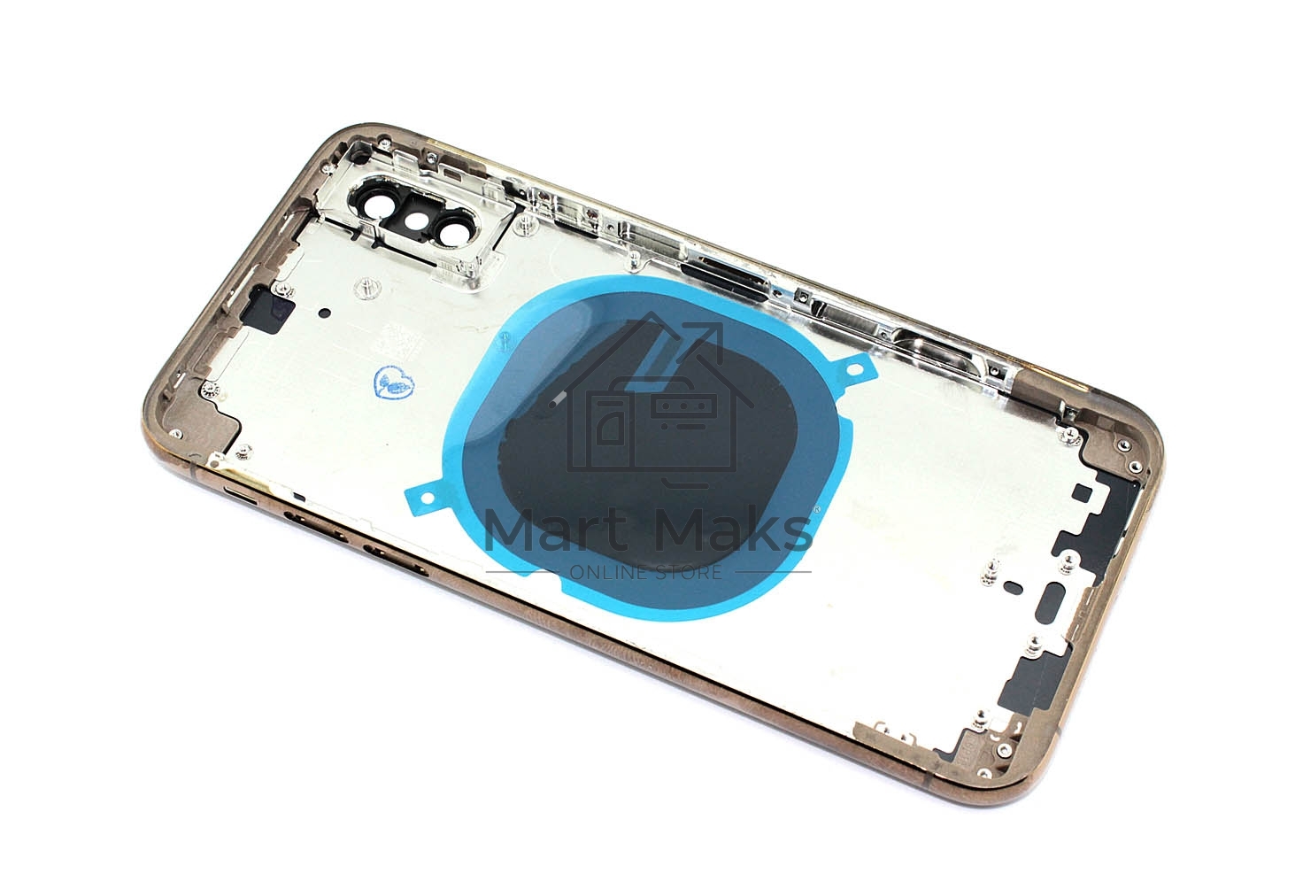 Задняя крышка (корпус) в сборе с рамкой для Apple iPhone Xs gold