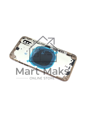 Задняя крышка (корпус) в сборе с рамкой для Apple iPhone Xs gold