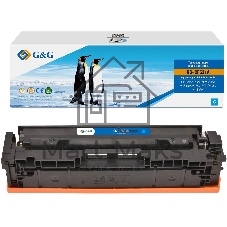 Картридж G&G аналог HP CF531A/205A синий 0.9k с чипом