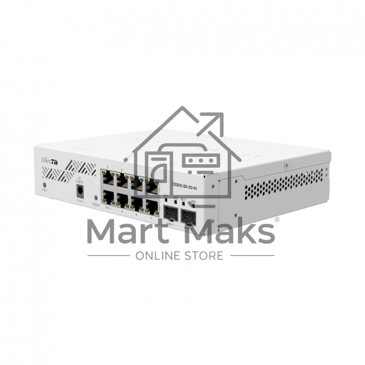 Коммутатор Mikrotik CSS610-8G-2S+IN
