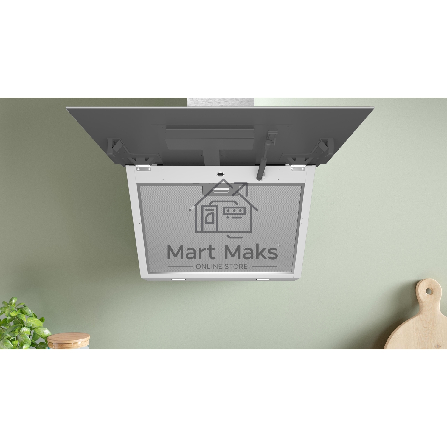 Вытяжка наклонная Bosch DWK66PJ20T белый, 60 см, 700 куб. м/ч, 71 дБ