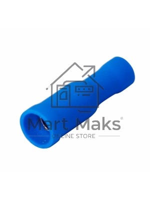 Разъем штекерный изолированный Rexant гнездо 4 мм 1.5-2.5 мм² (РШи-м 2.5-4/РШИм 2-5-4) синий