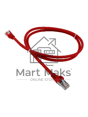 Патч-корд LANMASTER LSZH FTP кат.5e, 3.0 м, красный