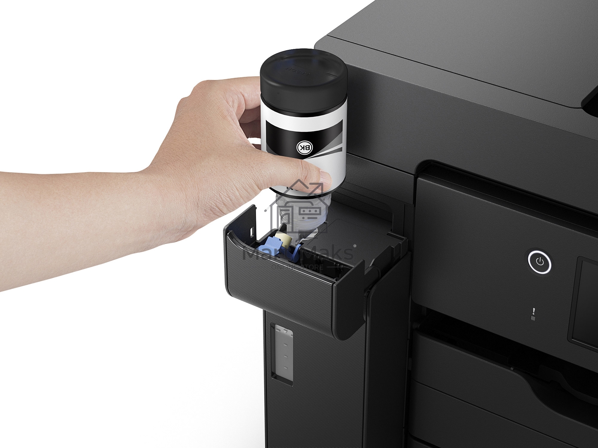 МФУ струйный Epson M15140 (C11CJ41404), A3+, ч/б, печ. до 25 стр/мин., скан. до 26 стр/мин., 2400 x 4800 dpi (печать) 1200x2400dpi (скан.), USB, RJ-45, Wi-Fi