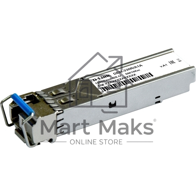 Трансивер D-Link 330R/10KM/A1A WDM SFP 1x1000Base-BX-U Tx:1310nm Rx:1550nm