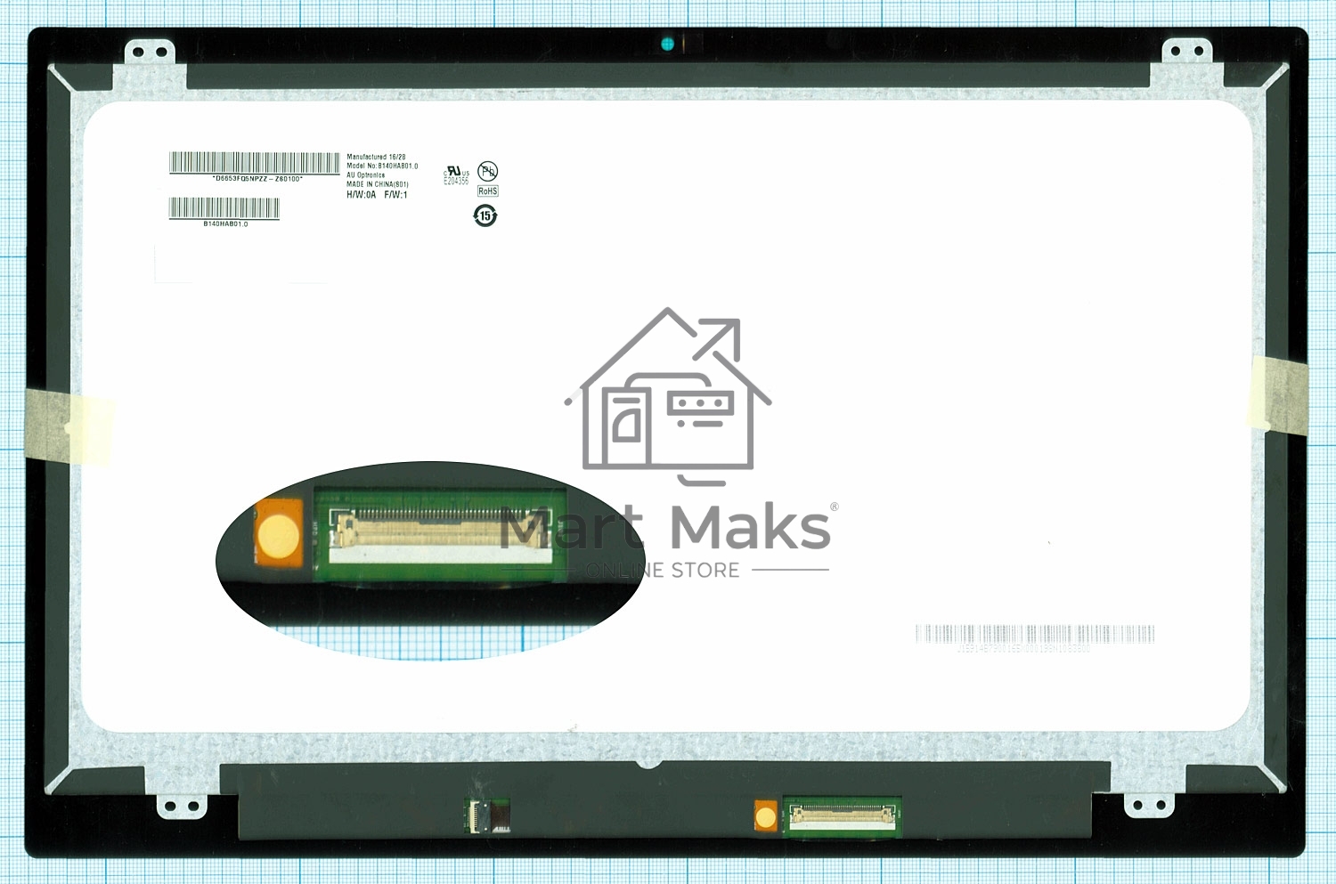 Модуль (матрица + тачскрин) для Acer Aspire R14 R5-471T черный