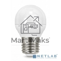 Светодиодная лампа GAUSS 105102107 LED Шар E27 6.5W 520lm 3000K 1/10/50
