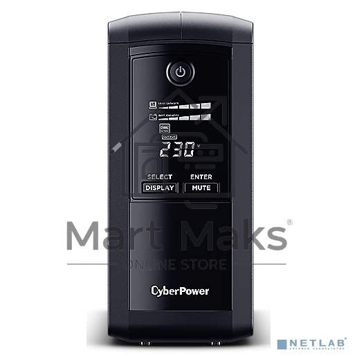 Источник бесперебойного питания UPS CyberPower VP1000EILCD Line-Interactive 1000VA/550W USB/RS-232/RJ11/45 (6 IEC С13)