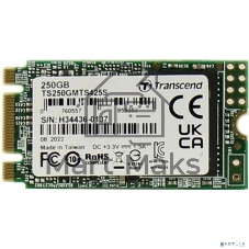 Накопитель SSD M.2 Transcend 250Gb MTS425 TS250GMTS425S (SATA3, up to 500/330MBs, 3D NAND, 90TBW, 22x42мм)