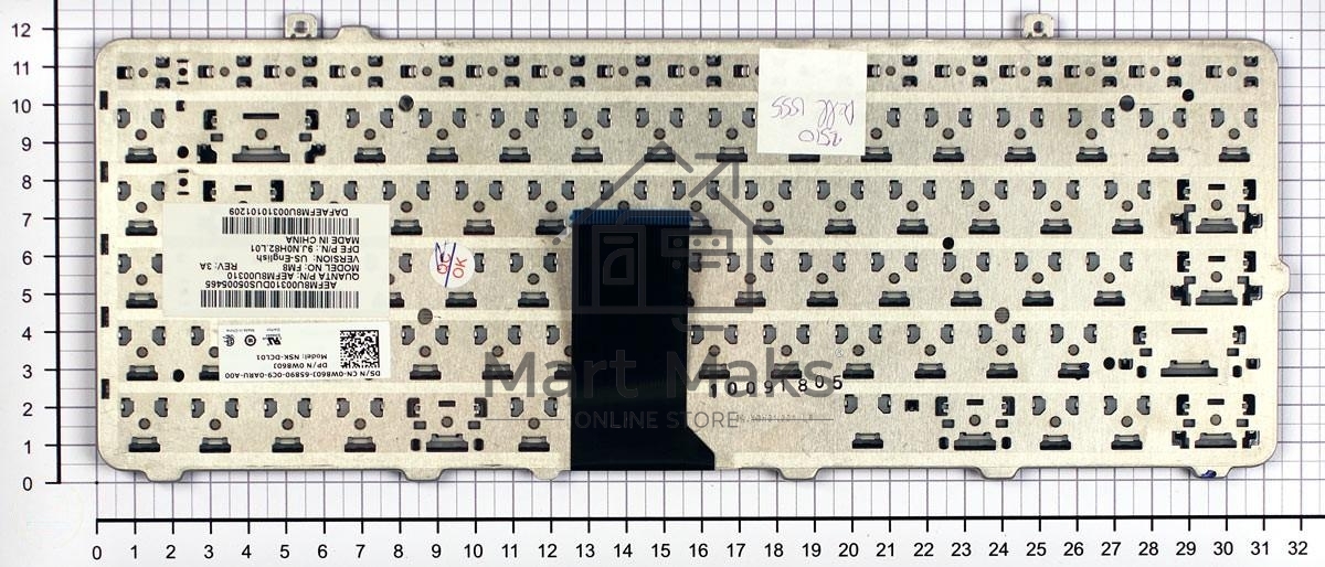 Клавиатура для ноутбука Dell Studio 1555 1556 1557 1558 черная