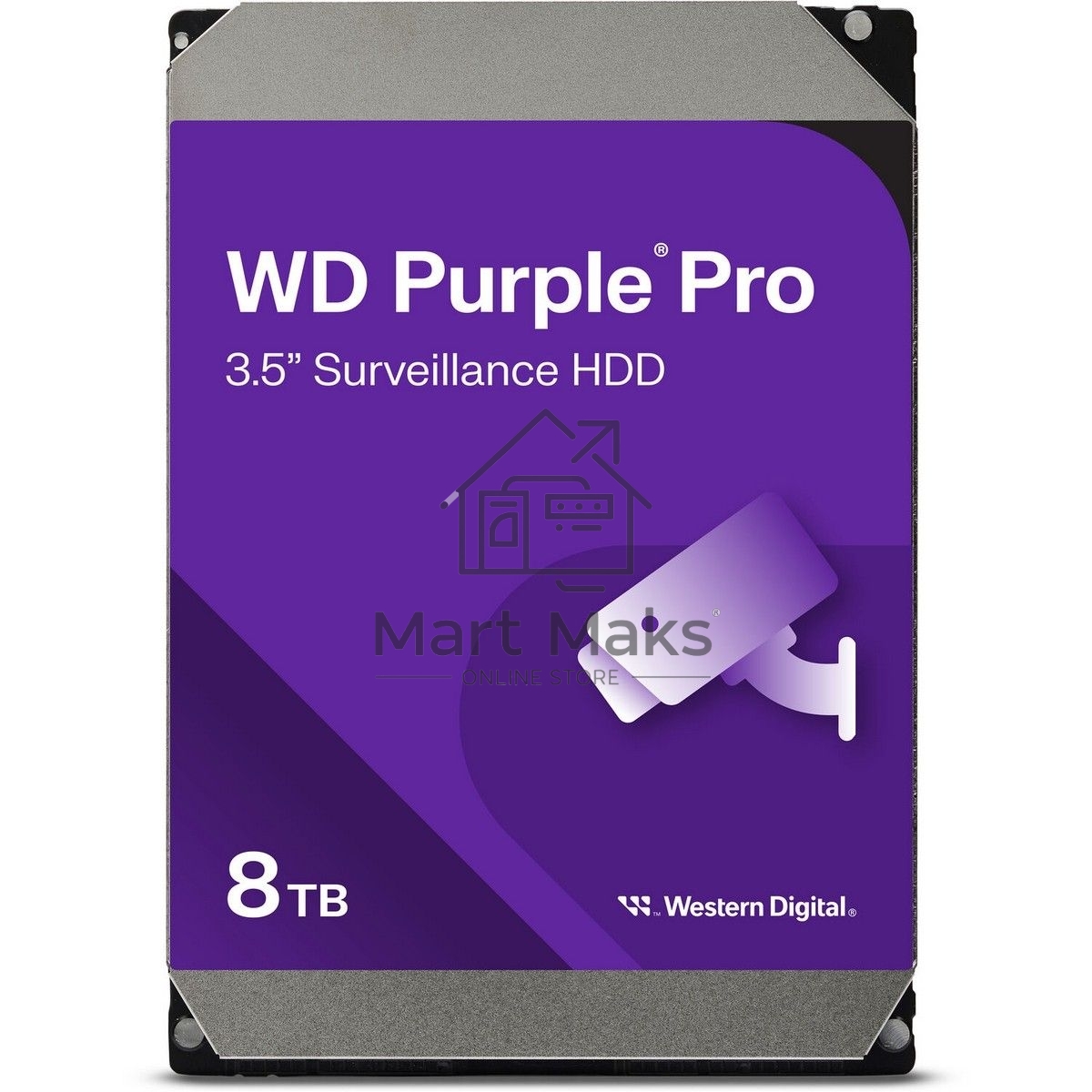 Жесткий диск HDD Western Digital Surveillance Purple Pro8TB 7200rpm SATA-III 256Mb 3.5