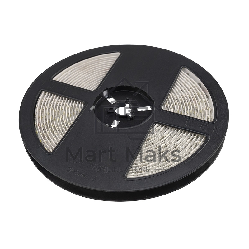 Лента LED силикон, 8 мм, IP65, SMD 2835, 120 LED/m, 12 V, цвет свечения белый