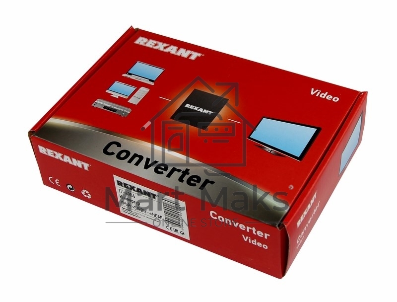 Конвертер YPbPr + SPDIF / Toslink на HDMI, металл Rexant