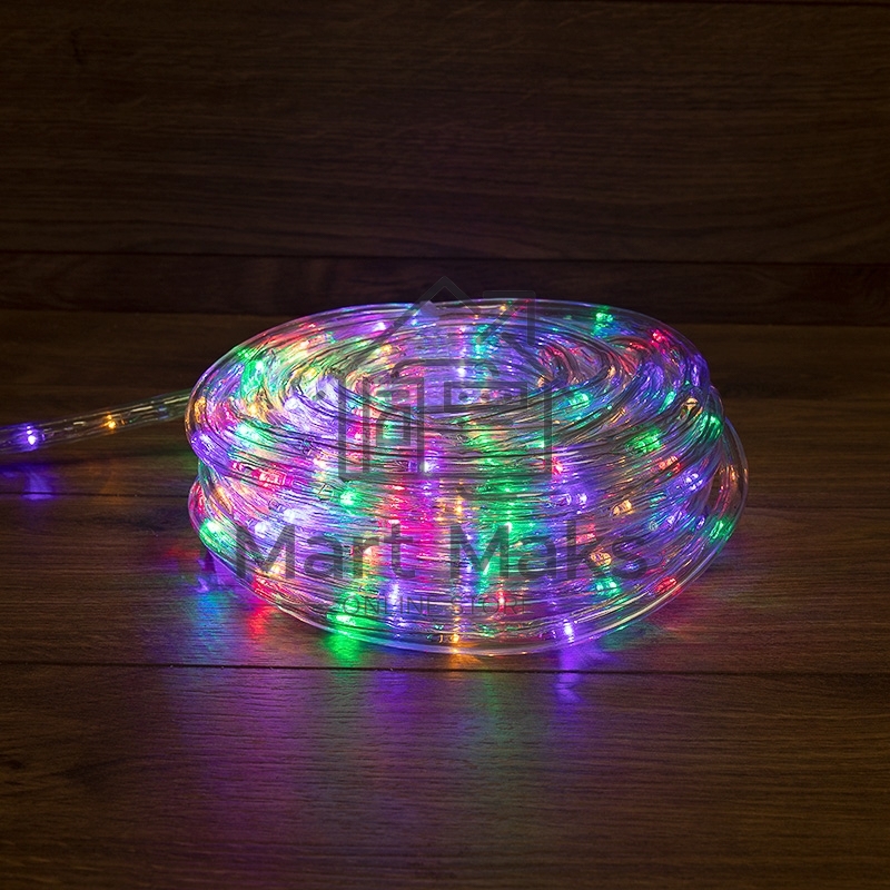 Дюралайт LED фиксинг (2W), 24 LED/м, мульти (RYGB), 10 м