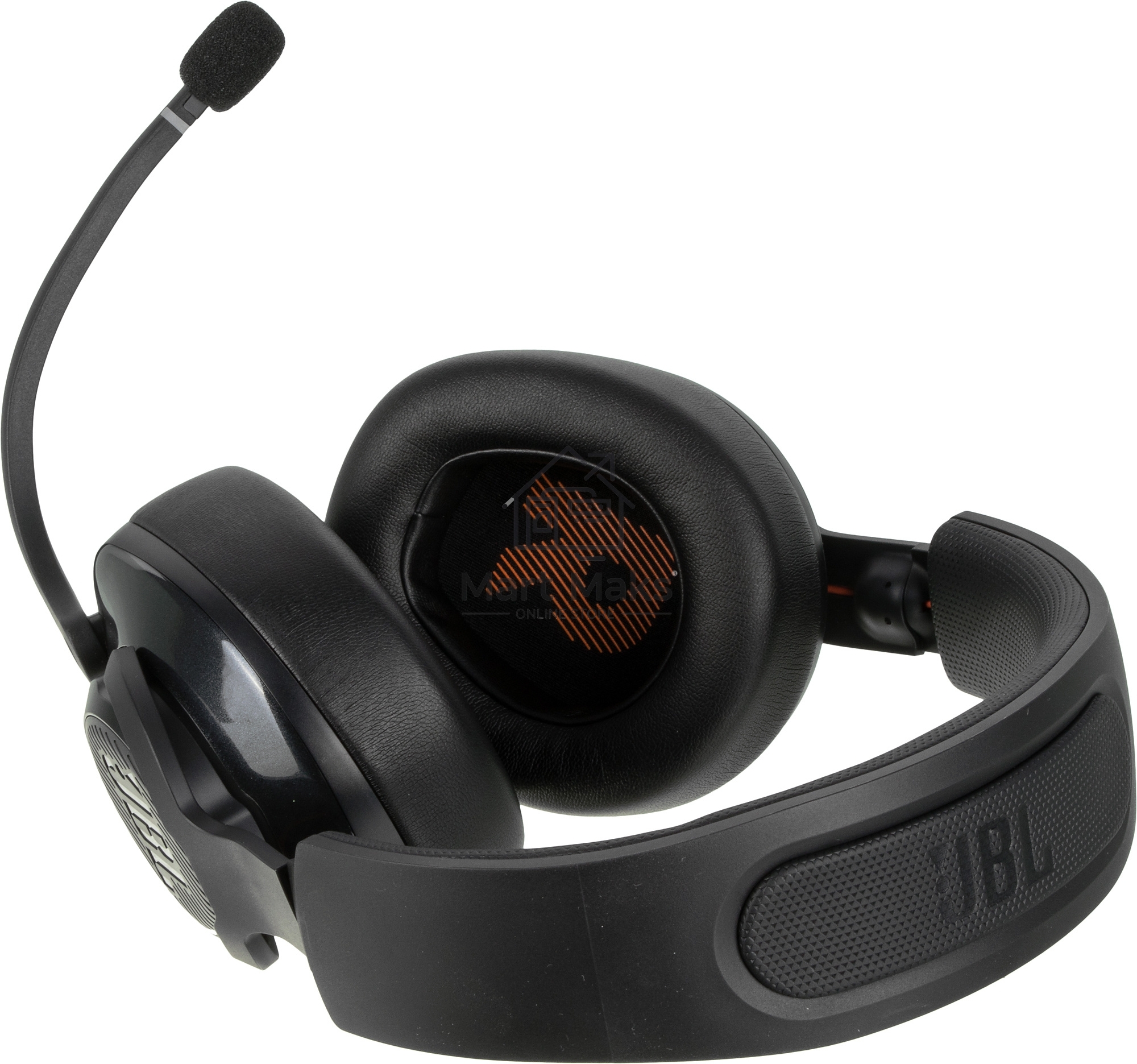 Гарнитура игровая с микрофоном JBL Quantum 400 черный оголовье USB (JBLQUANTUM400BLK)