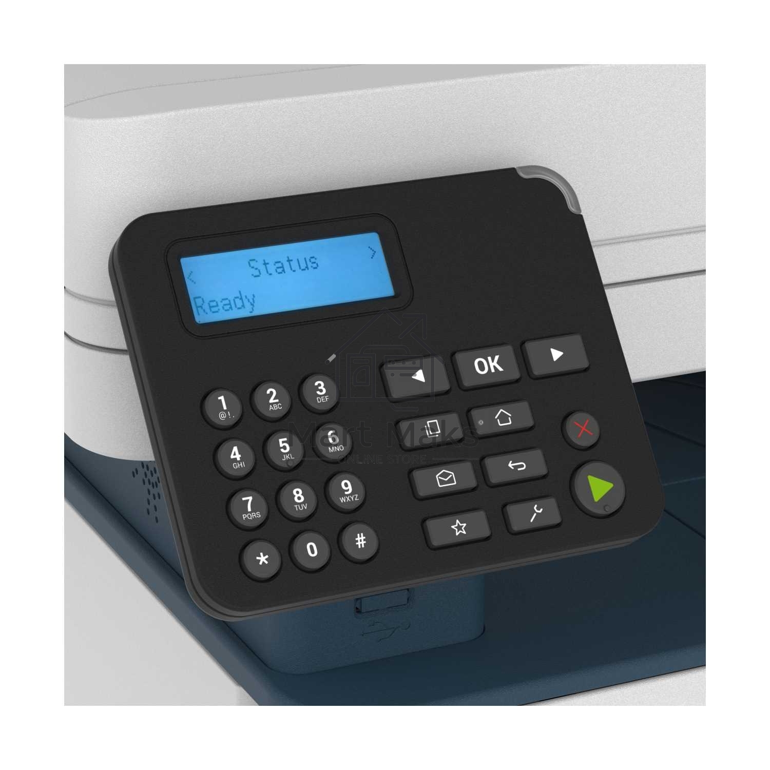 МФУ лазерный Xerox B225 (B225V_DNI), A4, ч/б, печ. до 34 стр/мин., скан. до 23 стр/мин. (ч/б) 7 стр/мин. (цвет), 600x600dpi, USB, RJ-45, Wi-Fi