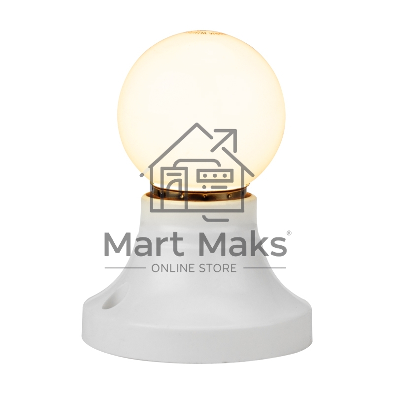 Лампа шар E27, 7LED, 24В, диаметр 45мм ТЕПЛЫЙ БЕЛЫЙ, матовая колба 