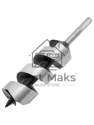 Сверло по дереву шнековое Matrix, 52 х 230 мм, 6-гранный хвостовик