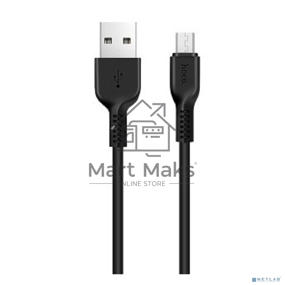 Кабель USB Micro/ HOCO HC-61168 X13/ 1m/ 2A/ Black
