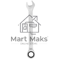 Ключ комбинированный трещоточный Matrix 8 мм, crv зеркальный хром