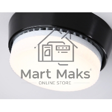 Светильник накладной G10189 BK черный GX53 max 12W D90*20