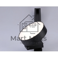 Трековый однофазный светодиодный светильник Ambrella light GL6839 BK черный LED 15W 3000K D115*80