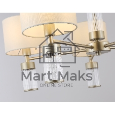 Люстра Ambrella light LH71301/5 CGD/WH золото/белый E14/5 max 40W D680*740