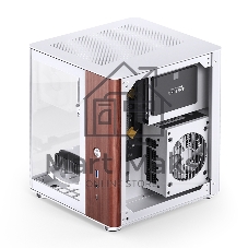 Компьютерный корпус без блока питания Case JONSBO TK-0 белый, Desktop SFF, TG, no fan, 1xUSB-A 3.2 + 1xUSB-C 3.2, SFX PSU Support, mITX белый