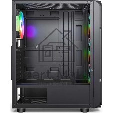 Компьютерный корпус Accord 3338 черный без БП ATX 1xUSB2.0 1xUSB3.0 1xUSB3.1 audio bott PSU
