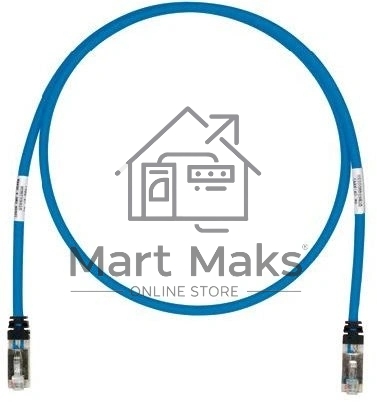 Патч-корд Panduit STP6X6MBU S/FTP вилка RJ-45-вилка RJ-45 кат.6А 6м синий CM/LSZH