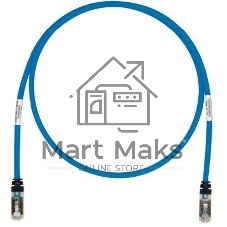 Патч-корд Panduit STP6X6MBU S/FTP вилка RJ-45-вилка RJ-45 кат.6А 6м синий CM/LSZH