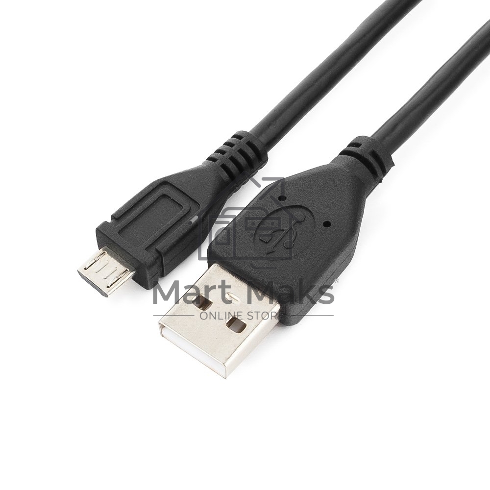 Кабель Gembird/Cablexpert CCP-mUSB2-AMBM-0.5M Кабель USB 2.0 Pro, AM/microBM 5P, 0.5м, экран, черный, пакет