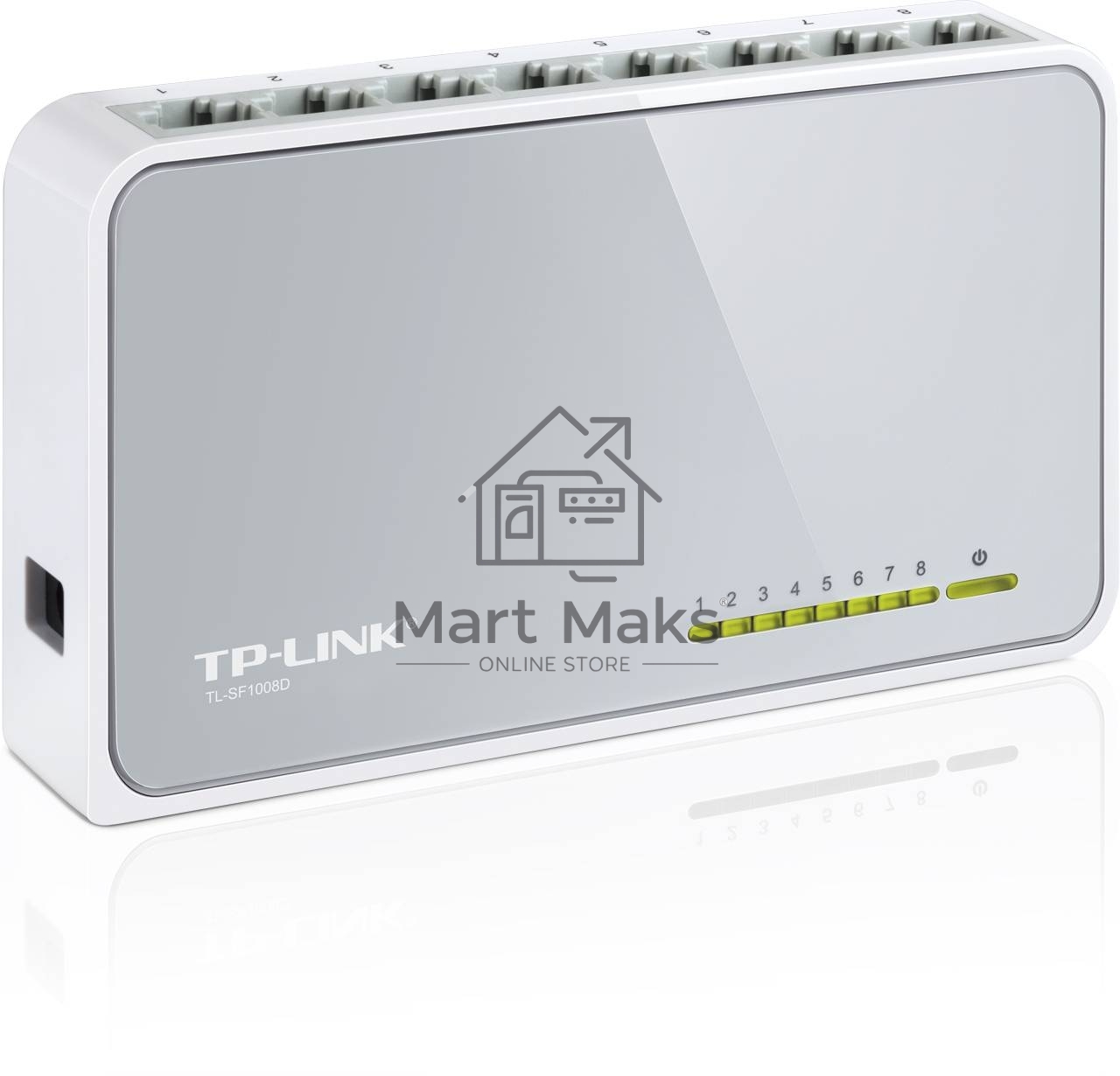 Коммутатор TP-Link SOHO TL-SF1008D Коммутатор 8-port 10/100M mini Desktop Switch, 8 10/100M RJ45 ports, Plastic case