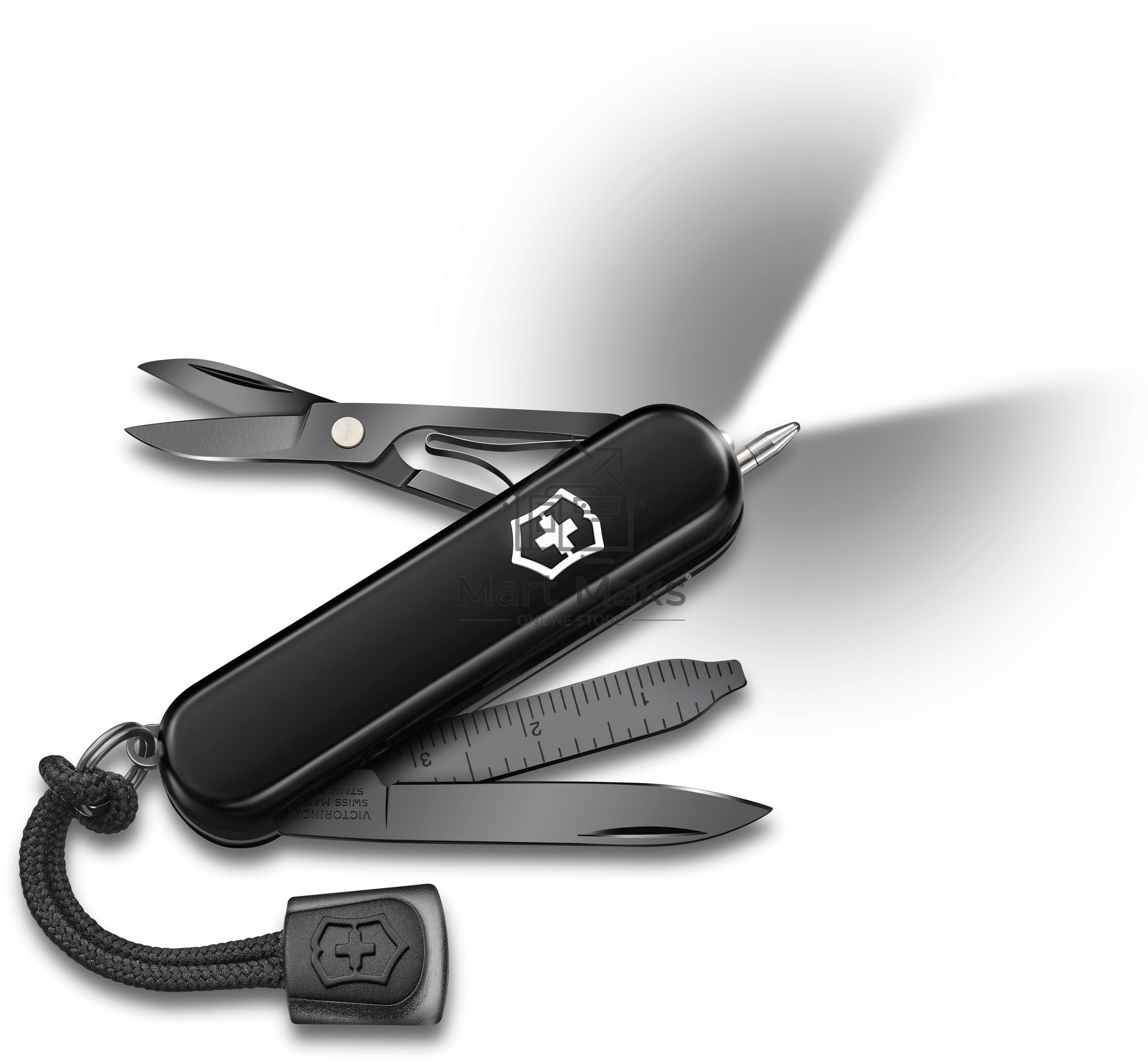 Нож перочинный Victorinox Signature Lite Onyx Black (0.6226.31P) 58мм 8 функций черный подар.коробка