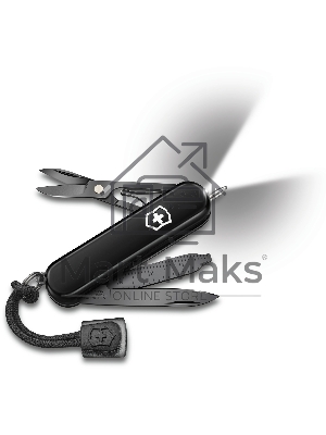 Нож перочинный Victorinox Signature Lite Onyx Black (0.6226.31P) 58мм 8 функций черный подар.коробка