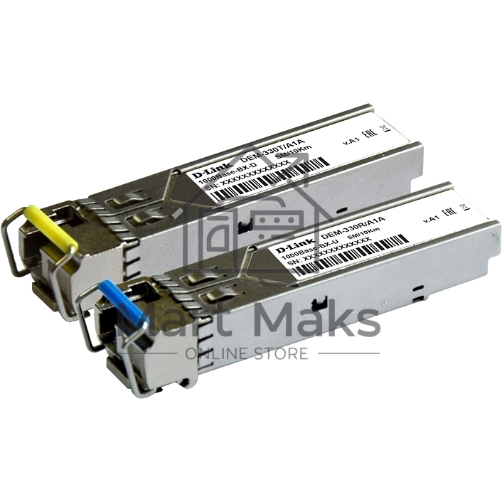Трансивер D-Link 330R/10KM/A1A WDM SFP 1x1000Base-BX-U Tx:1310nm Rx:1550nm