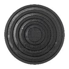 Резиновая опора для подкатного домкрата Matrix универсальная, с увеличенной высотой, Россия