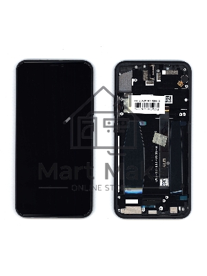 Дисплей для Asus ZenFone 5Z ZS620KL черный с рамкой