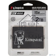 Накопитель SSD Kingston KC600, 2Tb, SATA III, 2.5