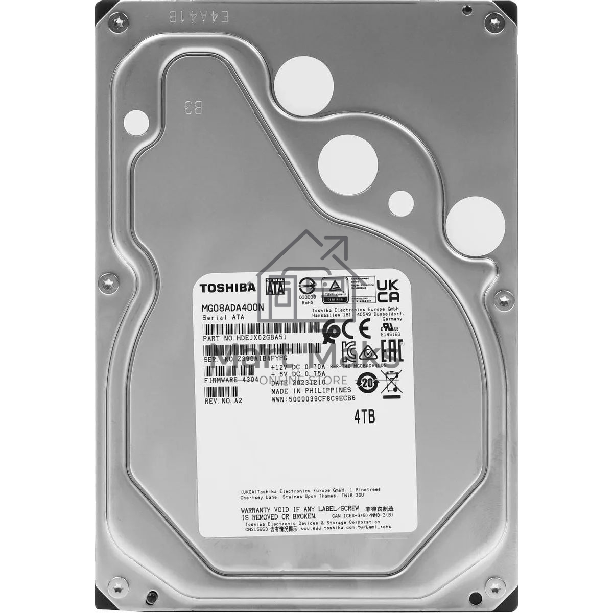 Жесткий диск Toshiba HDD SATA3 4Tb 3.5