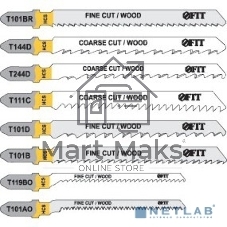 Пилки для лобзика FIT 40948t101b (набор 2шт)