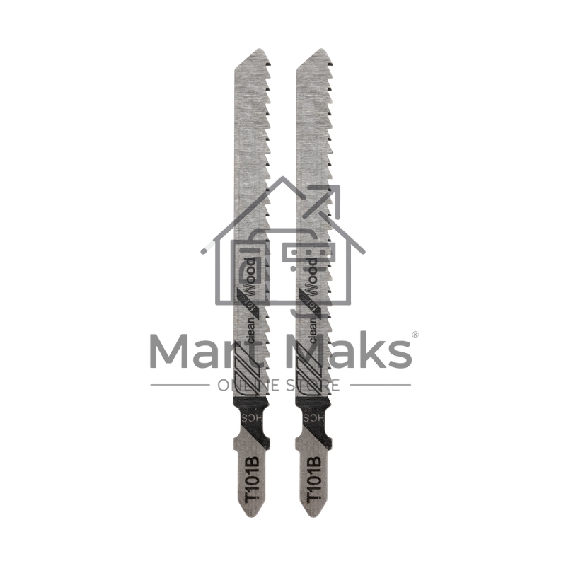 Пилка для электролобзика Kranz 100 мм 10 з/д 4-30 мм T101B (2 шт./уп.) (дерево)