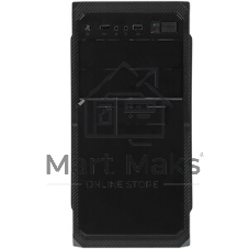Компьютерный корпус Minitower ExeGate BA-202-UNS350 (mATX, БП UNS350 с вент. 12см, 2хUSB, аудио, черный)