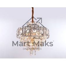 Светильник Ambrella light TR5233/12 SGD/CL/FR золото/прозрачный/белый матовый E27*12 max 40W D600*610