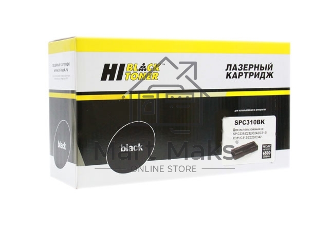 Картридж Hi-Black (HB-SPC310Bk) для Ricoh Aficio SPC231/232/242/310/311/312/320, Bk, 6,5K